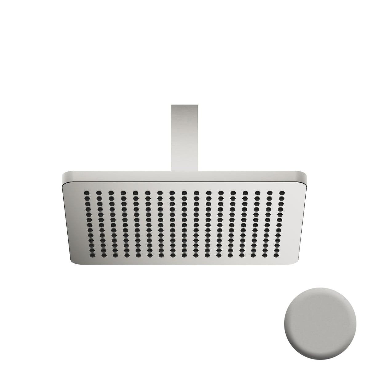 Lulu Single-Function Rain Showerhead In Platinum Matte