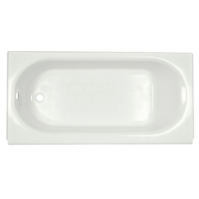 Princeton 60x34" Bathtub in White w/LH Drain & Brass Trim