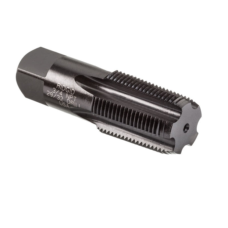 Hand Pipe Tap 3/4" NPT 29/32" Drill Size 14 Thread Model E-5116