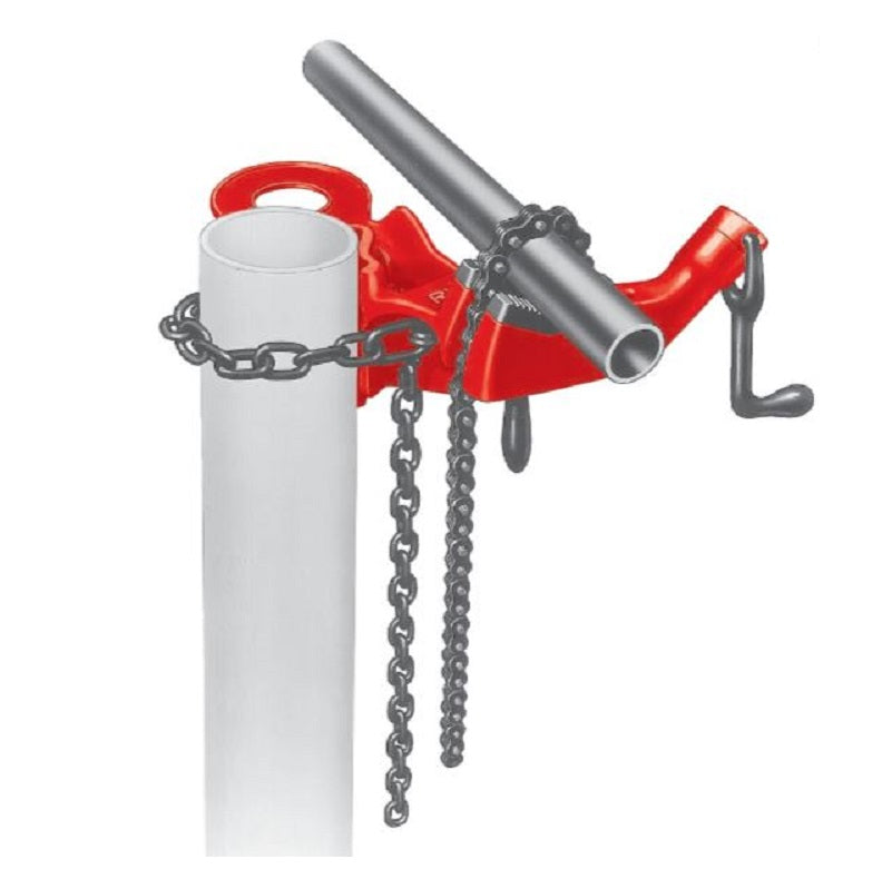 Portable Post-Chain & Yoke Vise Kit 1/8" to 2-1/2" Pipe Capacity Model 39