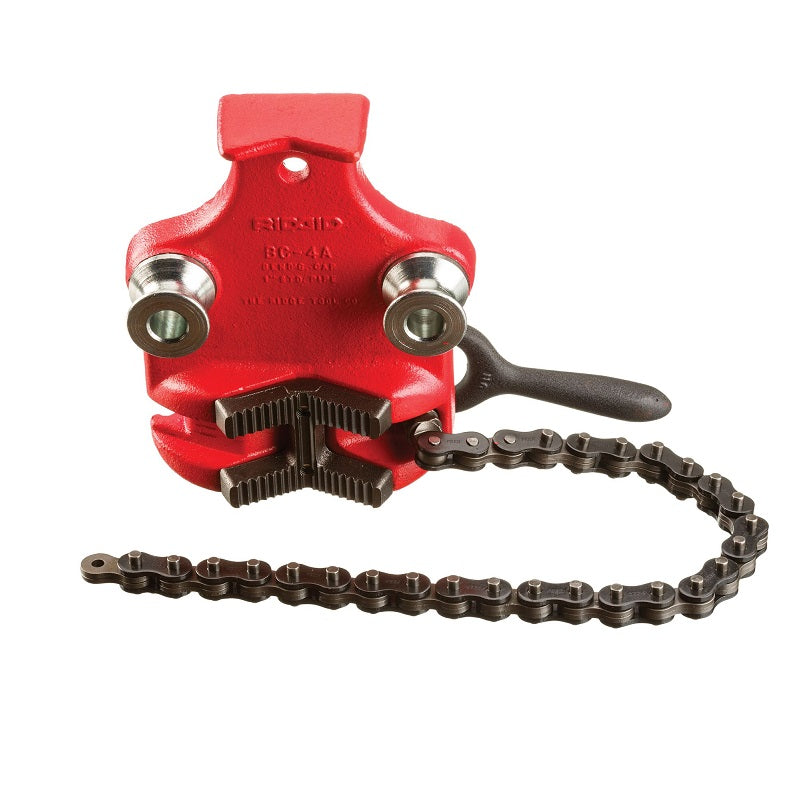 Bottom Screw Bench Chain Vise 1/8" to 4" Pipe Capacity Model BC4A