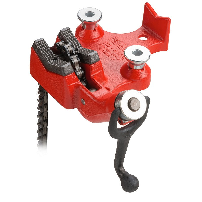 Top Screw Bench Chain Vise 1/8" to 4" Pipe Capacity Model BC410