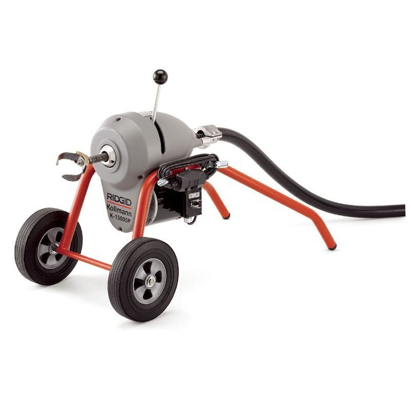 Drain Cleaning Machine Low-Profile with Rear Guide Hose & Accessories Model K1500SP