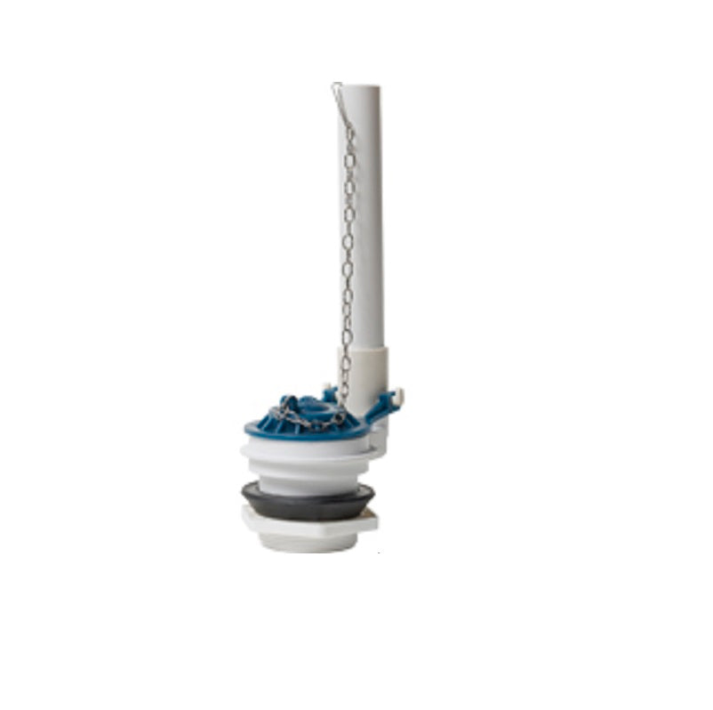 FLUSH VALVE 8 POLY WHITE 490-11150 W/FLAPPER