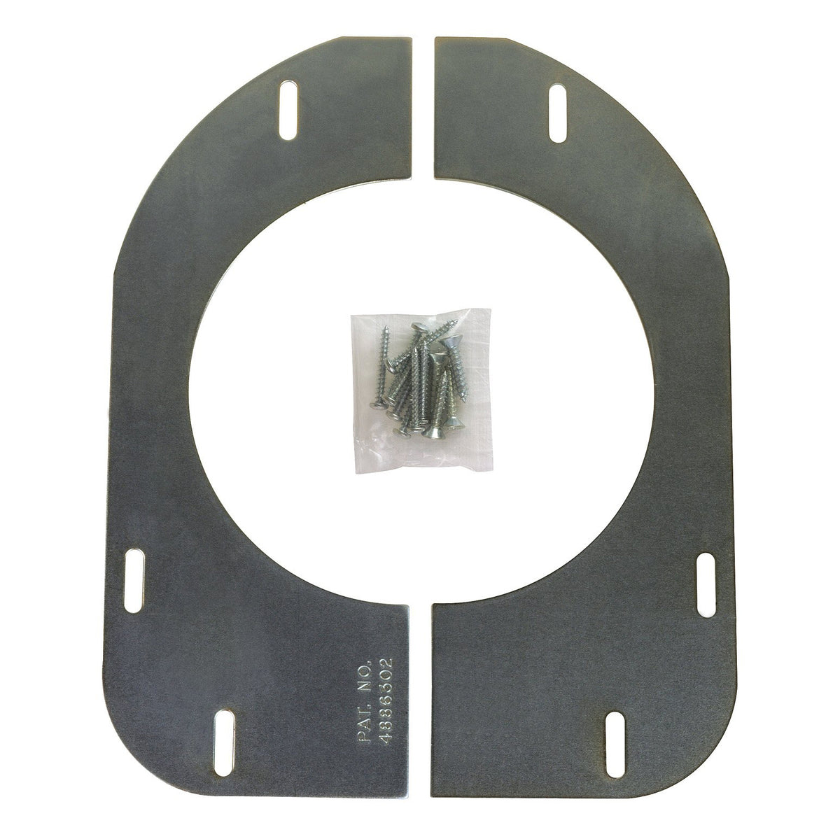 FLOOR SUPPORT ZINC 490-11322 F/CLOSET FLANGE HEAVY GAUGE