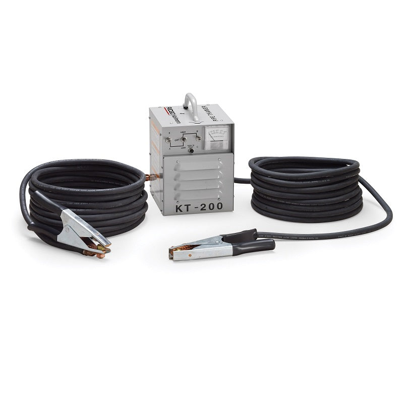 Pipe Thawer with 2 25' 1/0 AWG Cables Model KT-200