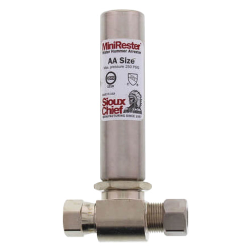 ARRESTOR 3/8 TEE WATER HAMMER 660-GTR1 OD CMP X FEMALE OD