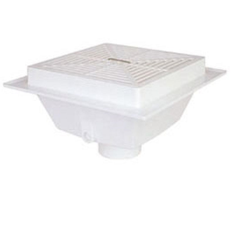 SINK 2 PVC SQUARE FLOOR - 861-2P PVC STRAINER - SQUARE MAX