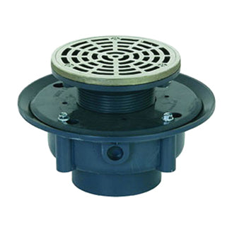 DRAIN 3 PVC FLASHING 863-43NR ROUND NICKEL-BRONZE RING/STRAINER 6-1/2 DIAMETER