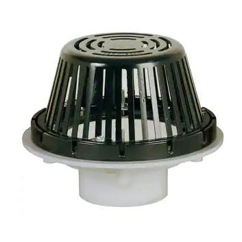 DRAIN 4 PVC SOLVENT WELD ROOF 867-P4M CAST IRON DOME STRAINER
