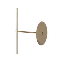 KIT 6 SS CO COVER 870-B6 W/6" SCREW & 9" WALL BAR 20 GA