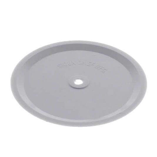 COVER 4-1/2 ABS FLAT CLEANOUT 871-4 WHITE