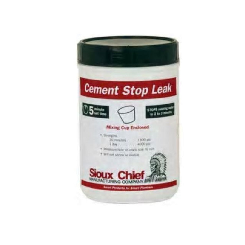 Cement 5 Lb Jar Stop Leak with Mixing Cups
