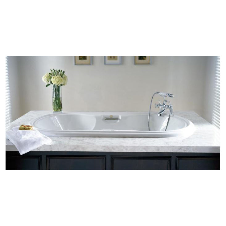 Venicia 72x42x26" Whirlpool Bathtub w/Right Pump in White