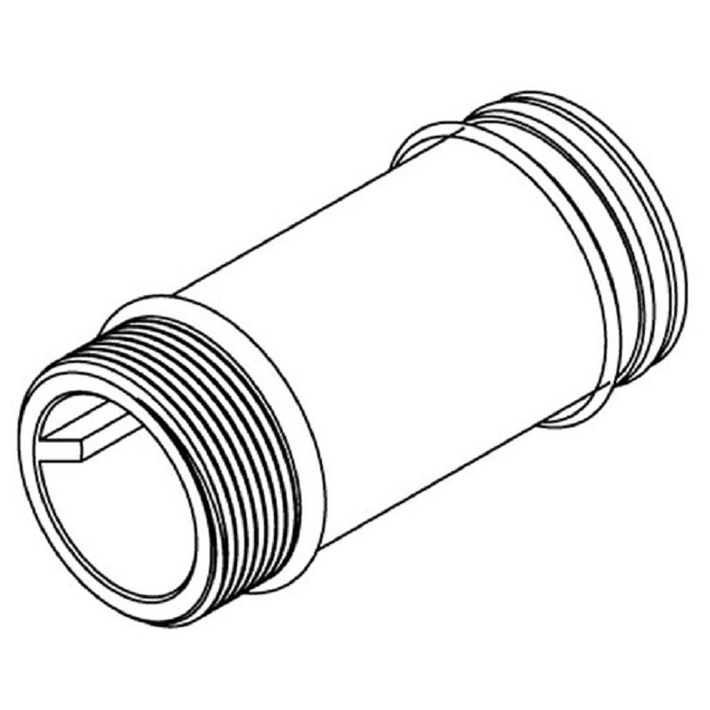 Commercial 4-1/2" Extension Nipple In Chrome
