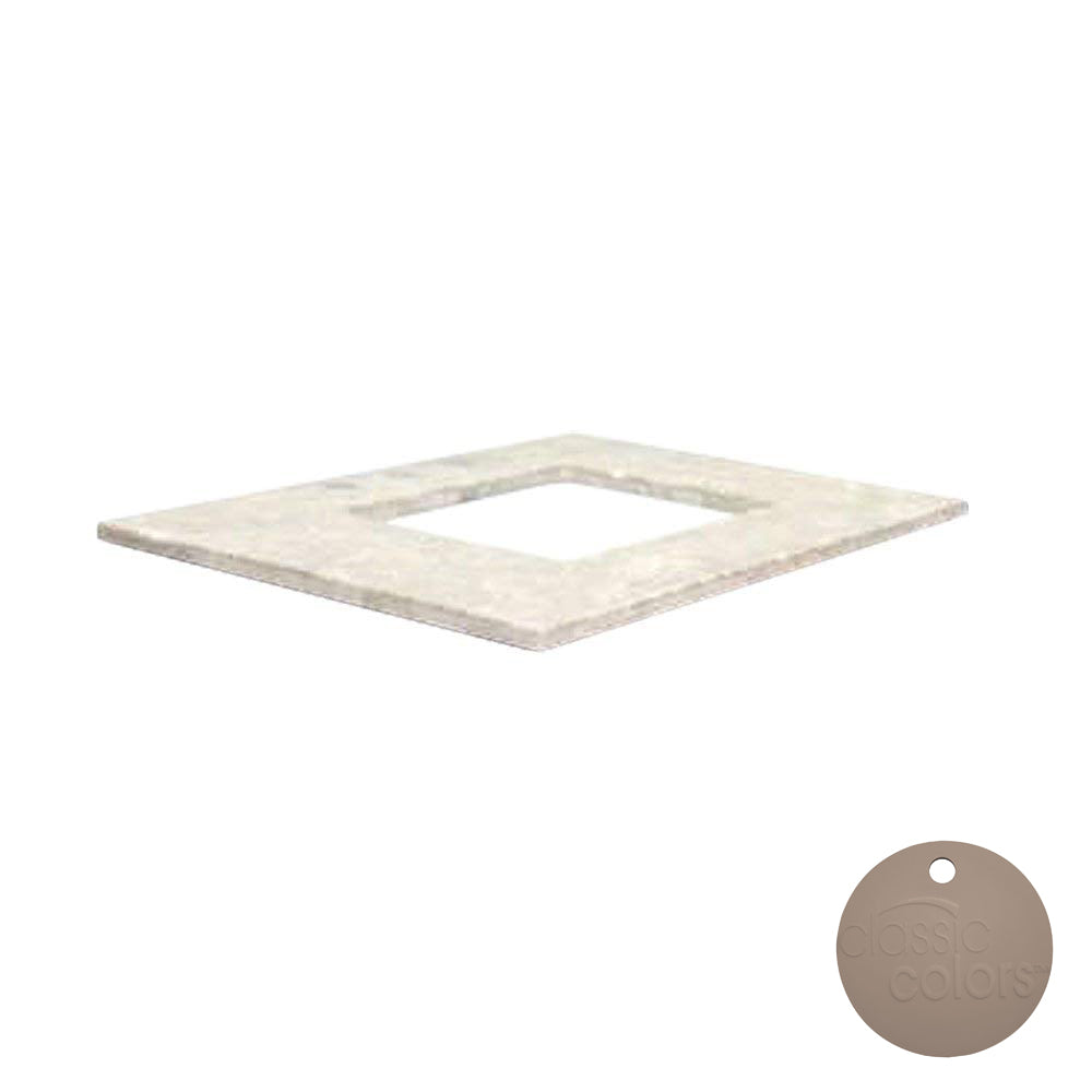 Generations Lavatory Vanity Top Only 31x22x3/4 Mocha
