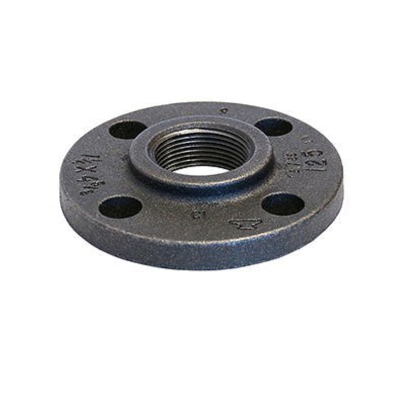 FLANGE 8X13-1/2 GALVANIZED CAST IRON 125# FIGURE 1011 THREADED FACED & DRILLED FLAT FACE