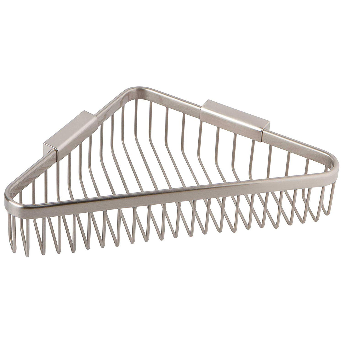 Hotelier 6" Corner Shower Basket in Satin Nickel