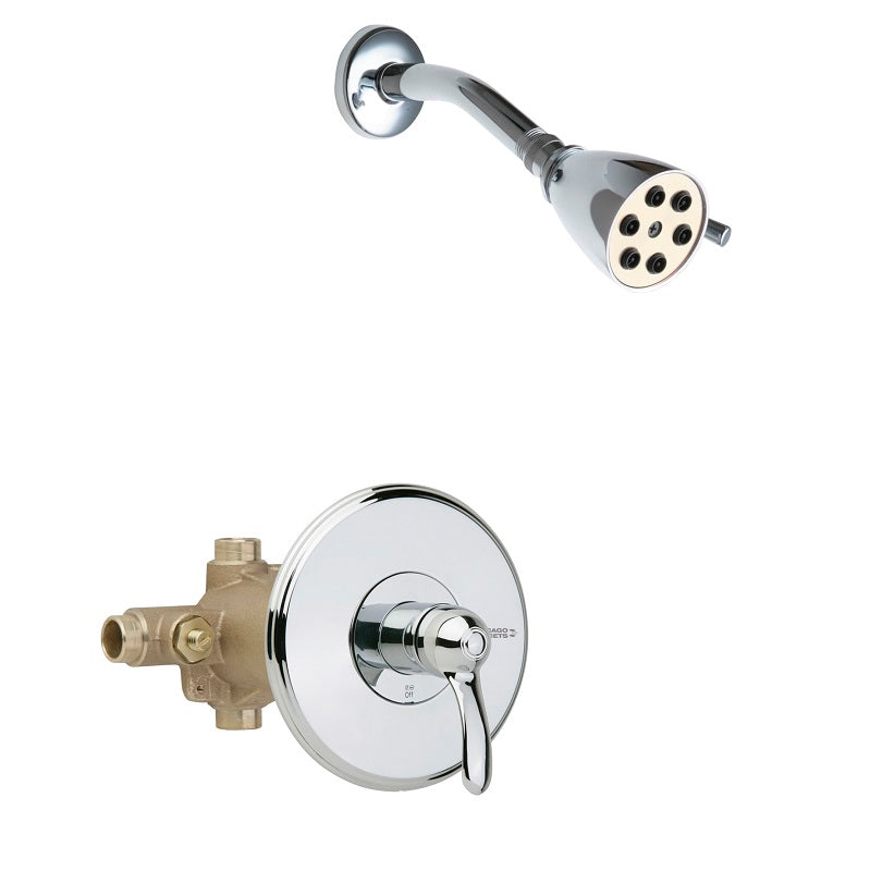 Commercial Shower System In Chrome