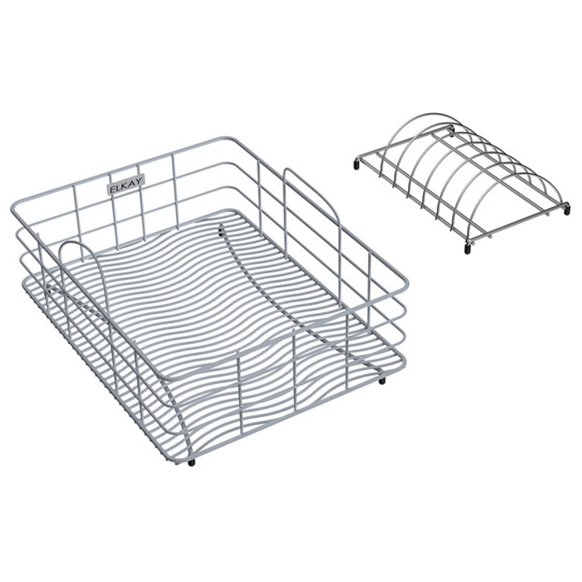 Rinsing Basket 12-1/16x15-13/16" w/Dish Rack in Stainless