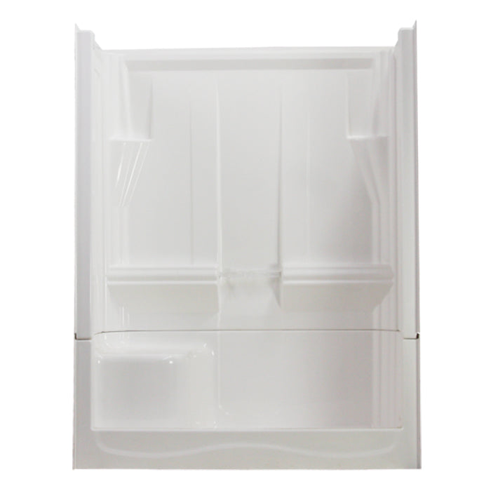 AcrylX Shower 60x33x77 White Right Hand Drain