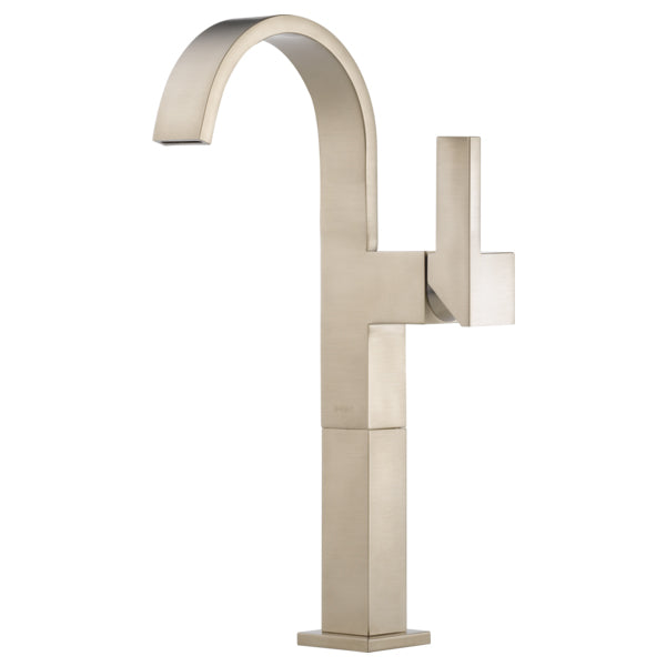 Brizo Siderna Single Hole Vessel Lav Faucet in Brushed Nickel