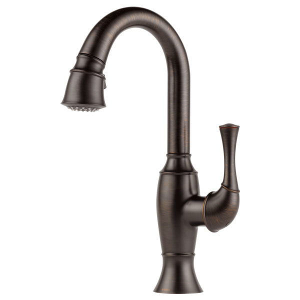 Brizo Talo Single Hole Pull-Down Prep Fct in Venetian Brozne