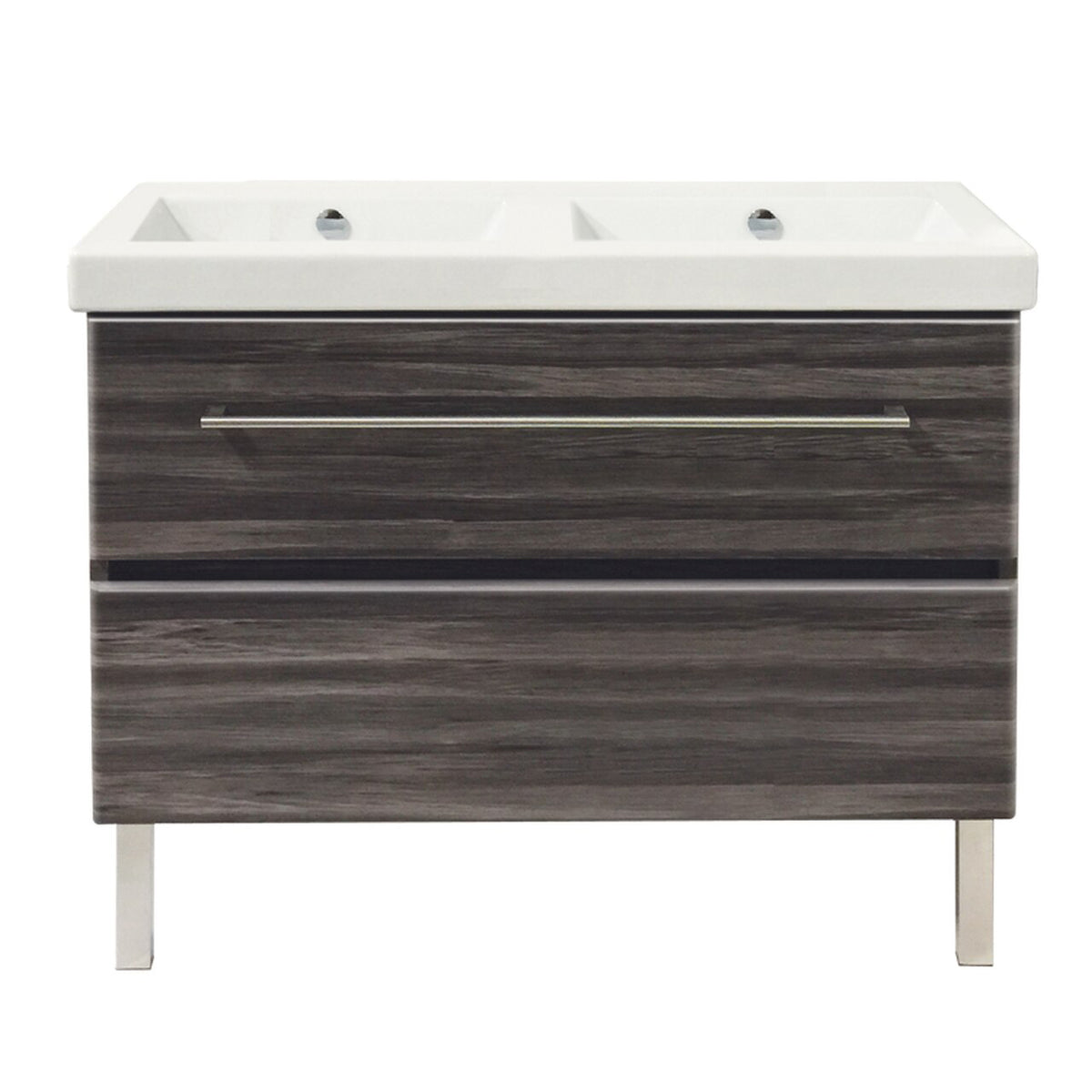 VANITY SET LUX502DR-1-07 CANYON 50in CAB W/DBL 1HL SINK TOP