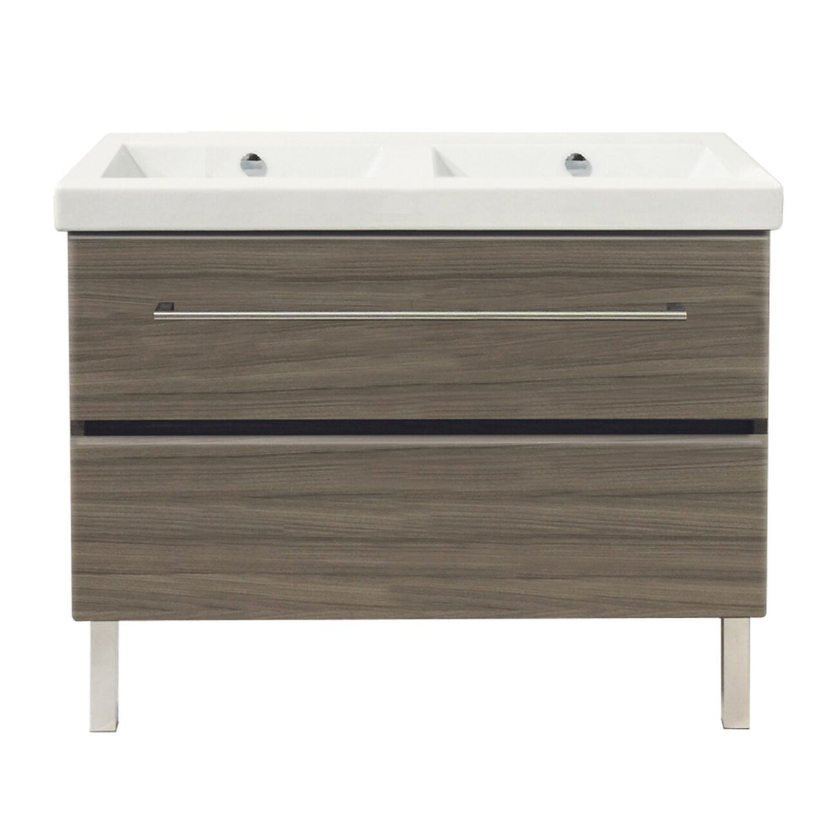 VANITY SET LUX502DR-1-05 WHARF 50in CAB W/DBL 1HL SINK TOP
