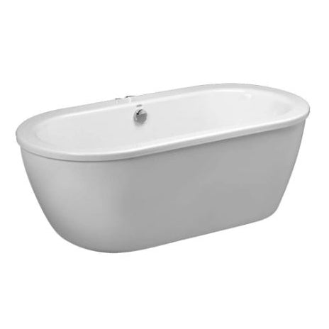 Cadet 66x32x23" Freestanding Bathtub w/Center Drain, Arctic