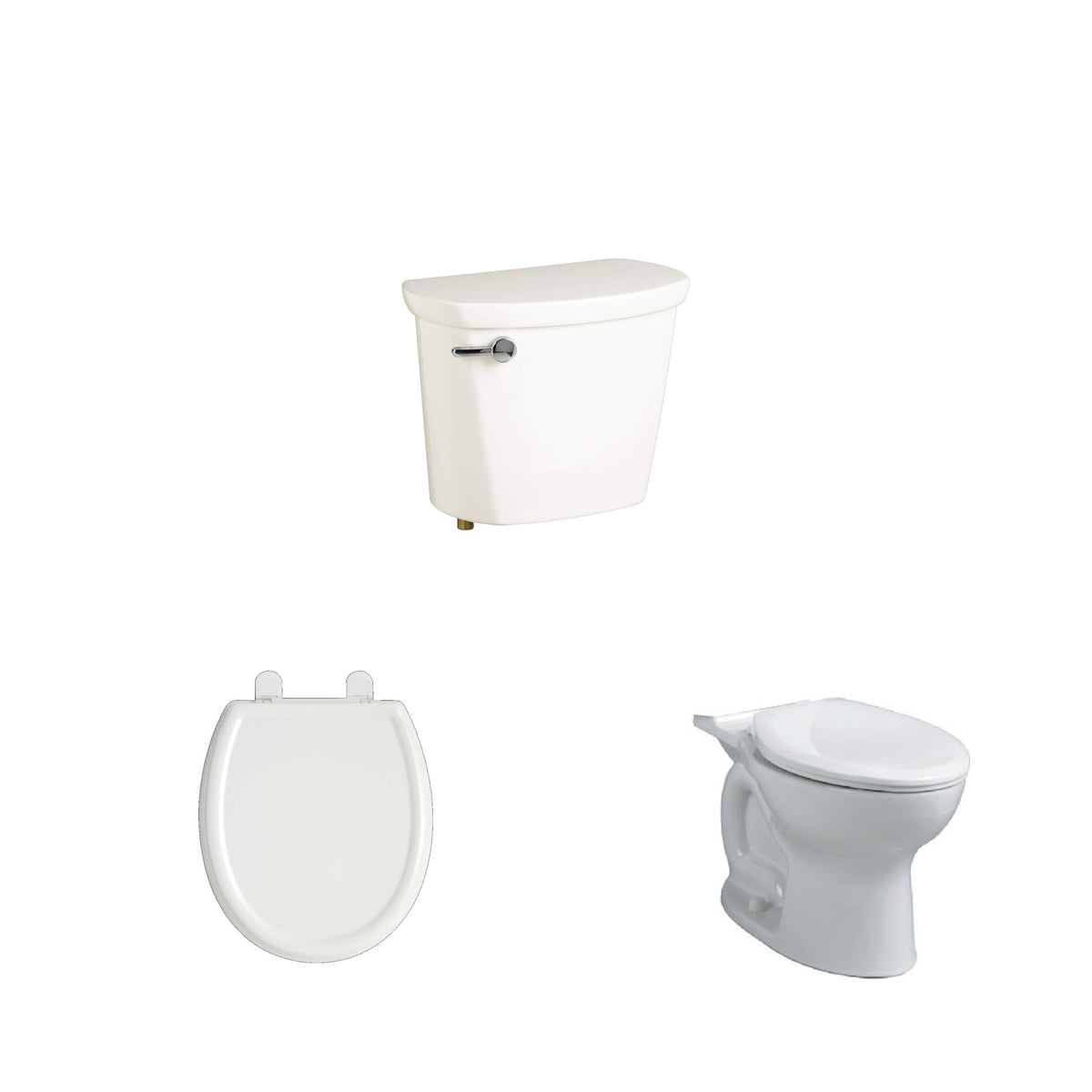 Cadet PRO 2-pc Elongated Toilet w/Slow Close Seat White