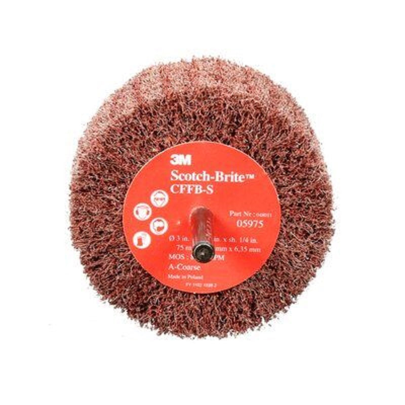 FLAP BRUSH 3X1-3/4X1/4 05975 SCOTCH BRITE COARSE