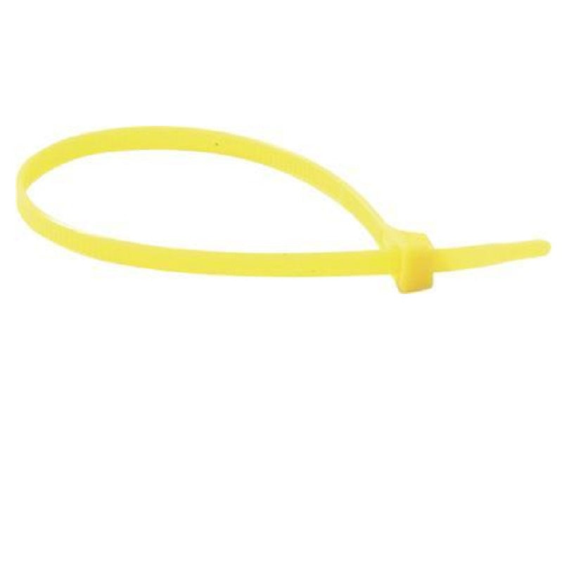 ZIP TIES 8.7 YELLOW 15304 100/PACKAGE