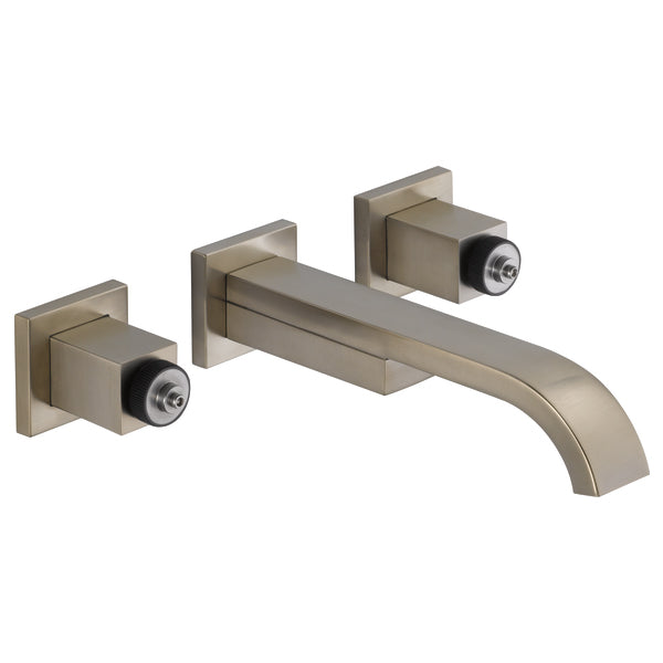 Brizo Siderna Wall Mount Lav Fct in Nickel, No Handles/Drain