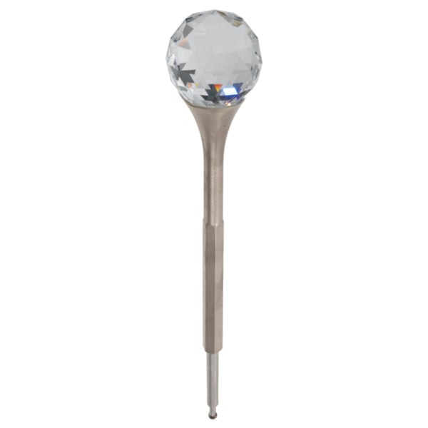 Brizo RSVP Final in Brushed Nickel w/Crystal Top