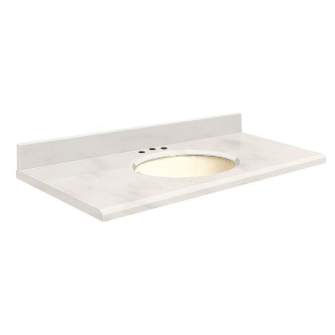 VANITY TOP 31X22 8CN QUARTZ Q3122-4M-E-B-8C ANTIQUE WHT