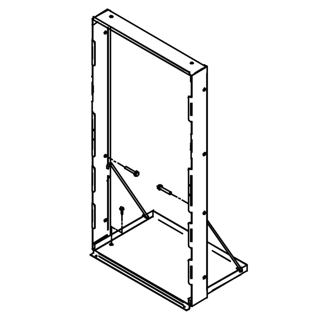 MOUNTING FRAME MFWS100
