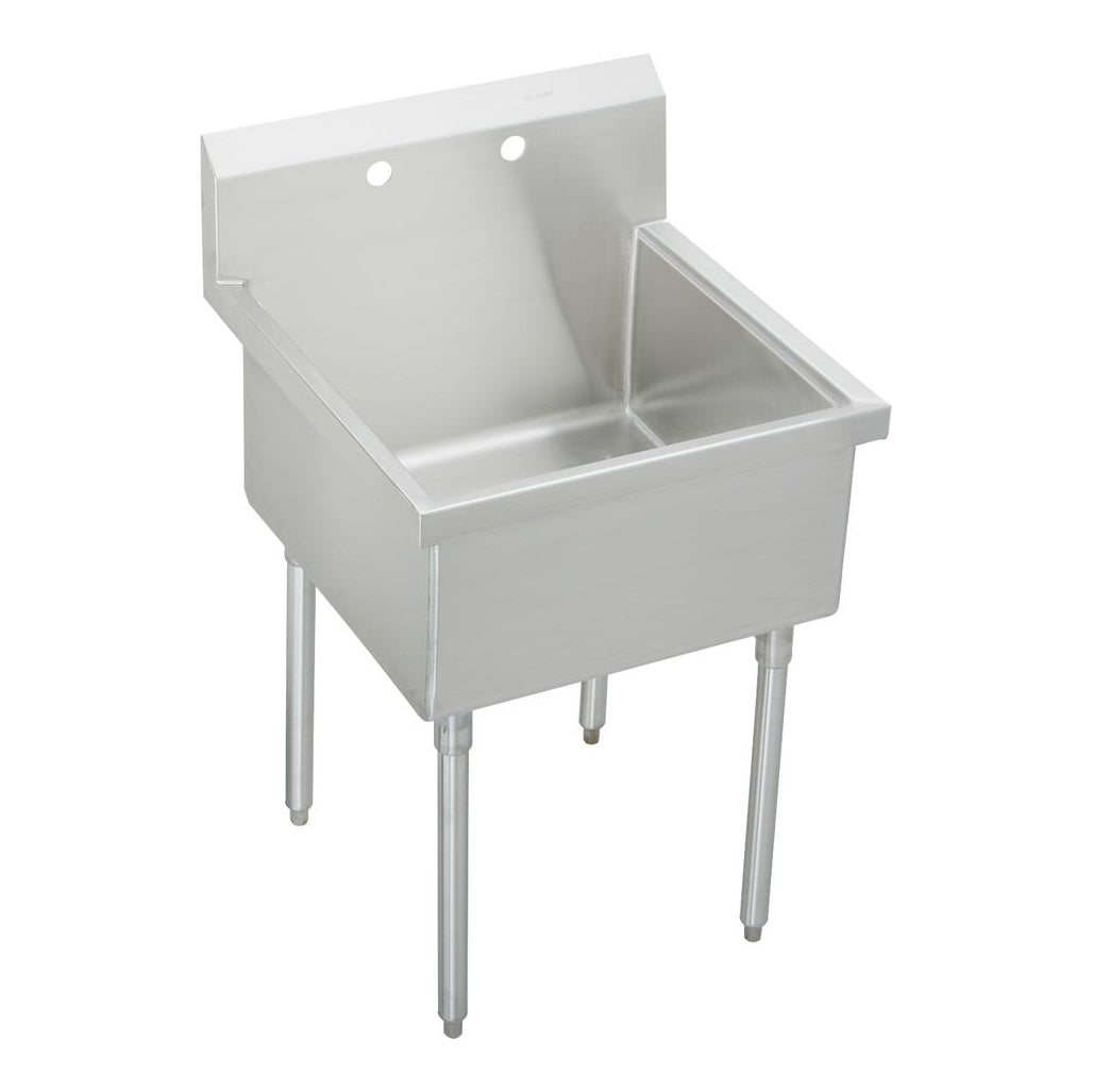 SINK 27X27 2HL SS SGL BWL WNSF81242 SCULLERY