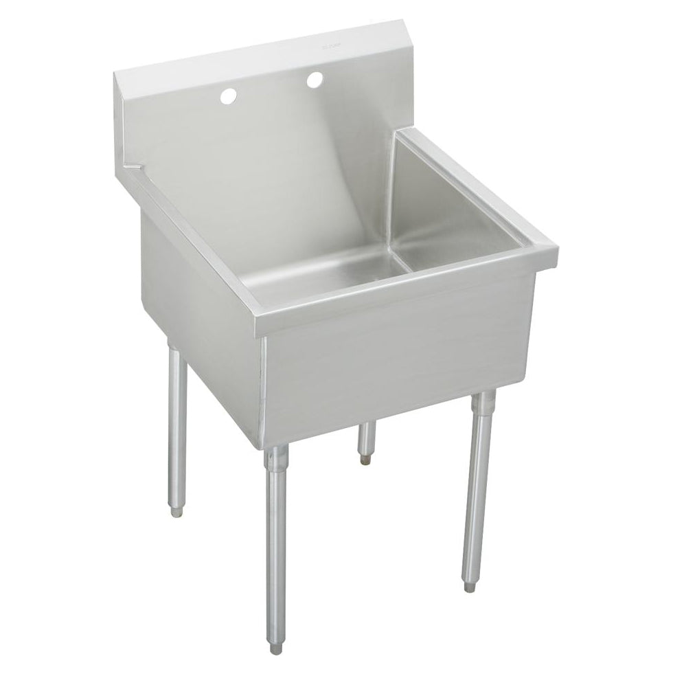 SINK 27X27 2HL SS SGL BWL SS81242 SCULLERY