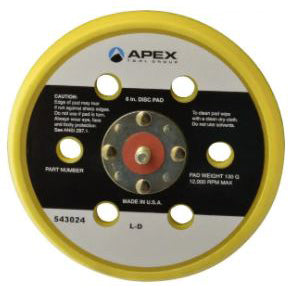 DISC BACK 6in HOOK & LOOP PAD 543024