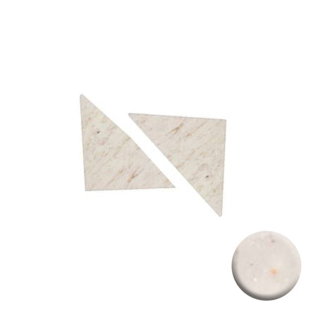 Corner Shelf 8x8x1/2" in Cashew, Pair