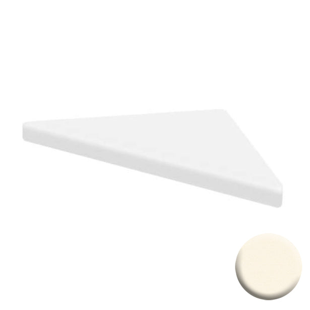 Corner Shelf/Foot Rest 9x9x1" in Cameo/Biscuit