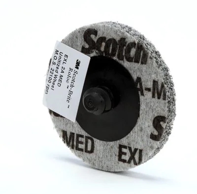 DISC 2XNH ROLOC 2A MED EXL SCOTCH BRITE UNITIZED TR