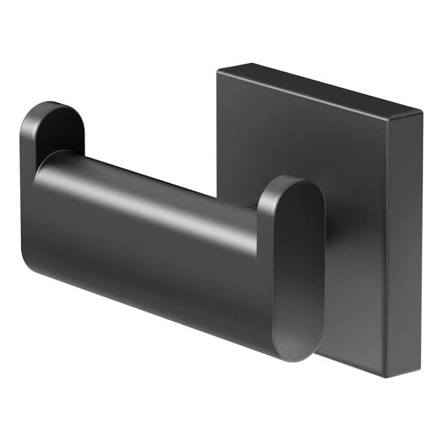 Elevate Double Robe Hook in Matte Black