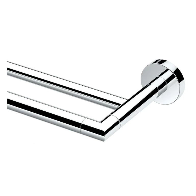 Glam 24" Double Towel Bar in Chrome