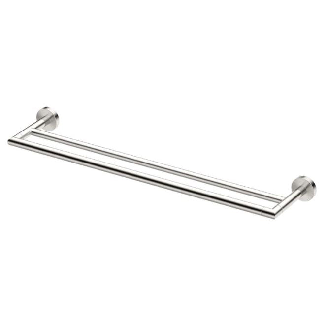 Glam 24" Double Towel Bar in Satin Nickel