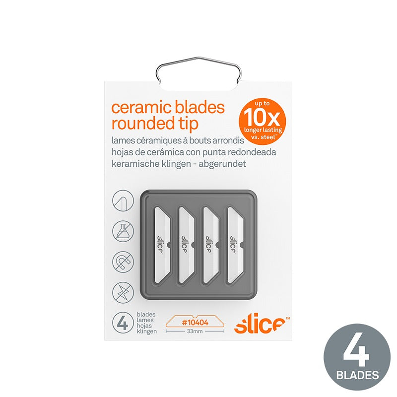 Box Cutter Blade Rounded Tip 4 per Pack