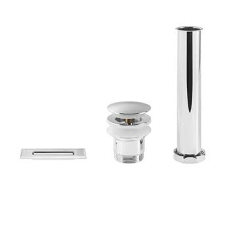 Town Square S Tub Overflow Cover & Drain Kit in Polished Chrome