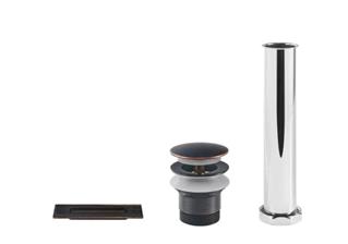 Town Square S Tub Overflow Cover & Drain Kit in Legacy Bronze