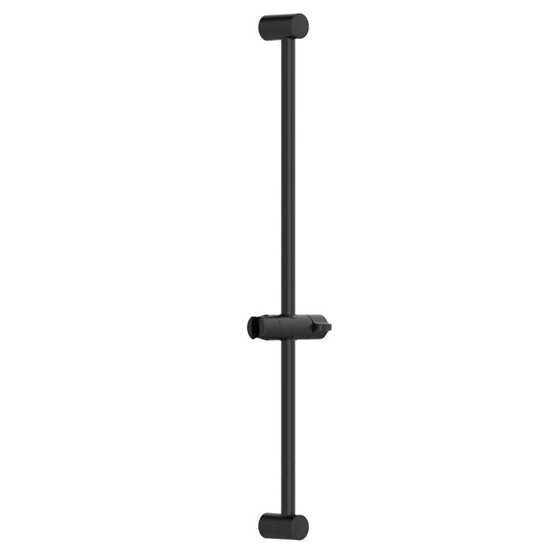 Round 30" Shower Slide Bar in Matte Black